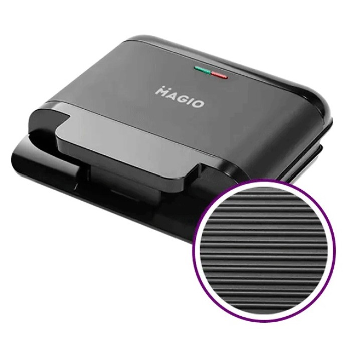 Гриль для м'яса з притиском, Домашній гриль бутербродниця Електричний кухонний FT-74