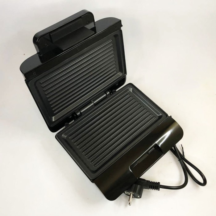 Гриль для м'яса з притиском, Домашній гриль бутербродниця Електричний кухонний FT-74