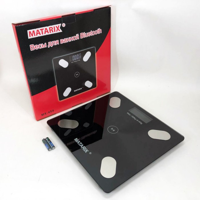 Смарт ваги для жінок MATARIX MX-454 App, Розумні підлогові електронні смарт ваги з дисплеєм UO-20