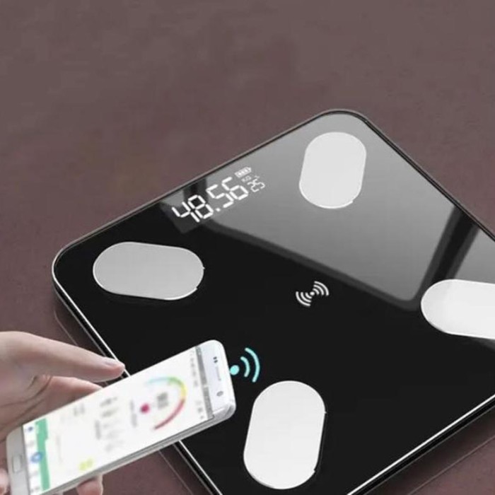 Ваги підлогові смарт MATARIX MX-454 App, Розумні ваги з функцією фітнесу Цифрові смарт QZ-59