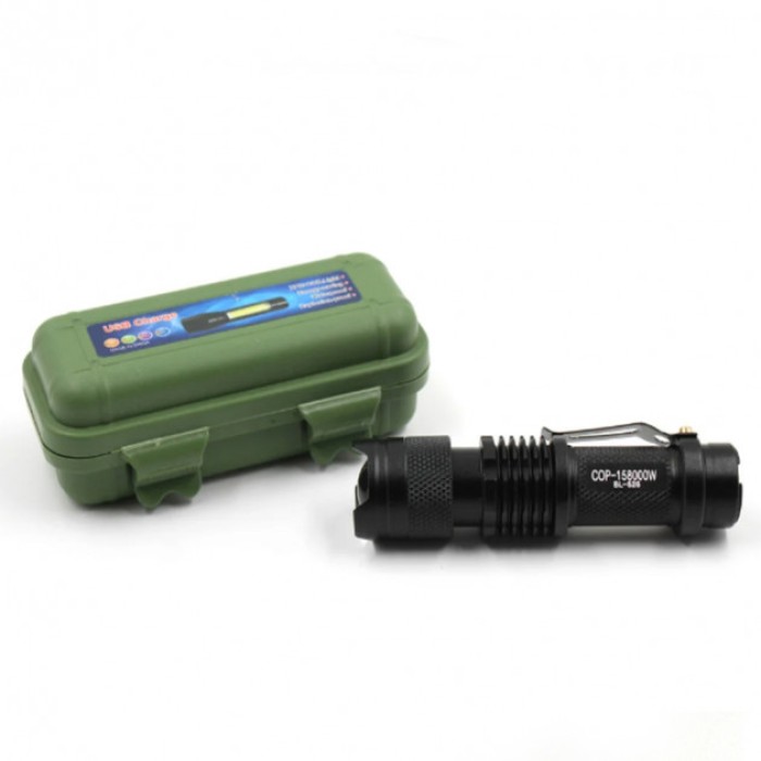 Світильник зі світлодіодним зарядним портом, Потужний ліхтарик для дому із зарядкою MC-17