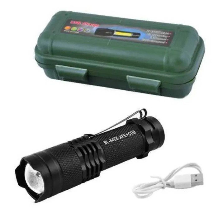 Військовий тактичний ліхтар Police, Світильник пило-вологозахищений, Ліхтар ручний металевий DF-72