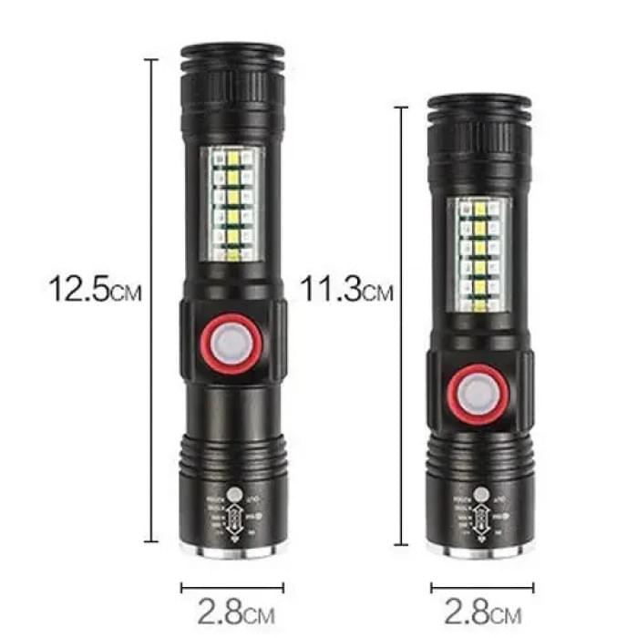 Гарний ліхтар для полювання SY-1903C-P50+SMD+RGB, Штурмовий тактичний ліхтар, YS-820 Ліхтарик поліція