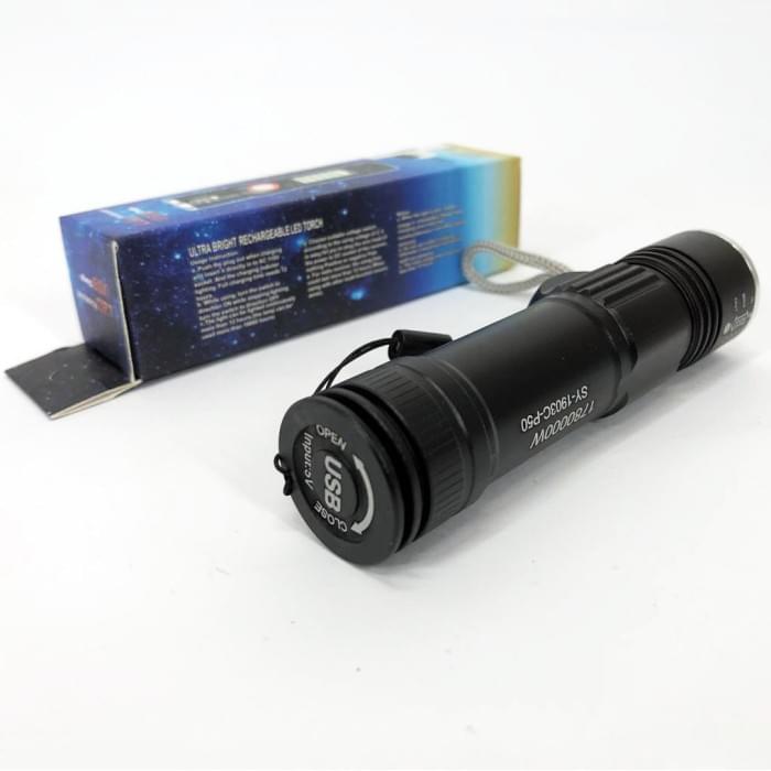 Гарний ліхтар для полювання SY-1903C-P50+SMD+RGB, Штурмовий тактичний ліхтар, YS-820 Ліхтарик поліція