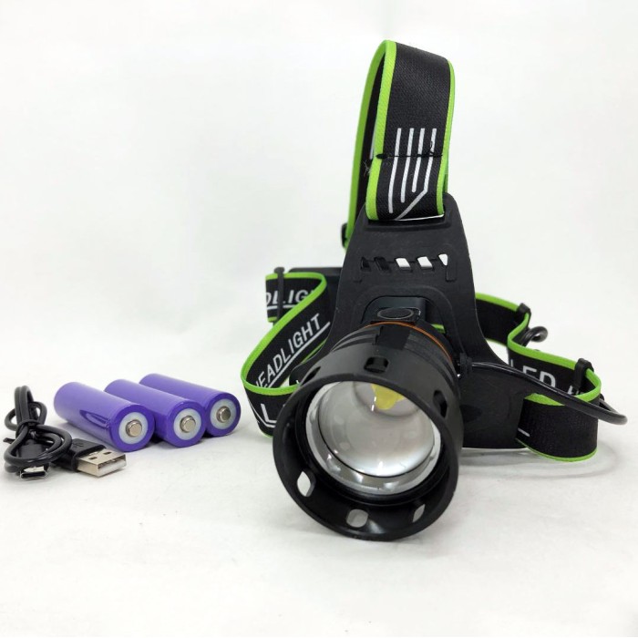 Led ліхтар на голову, Ліхтар для походів на лоб, з фіксацією голові Налобна лампа YH-67