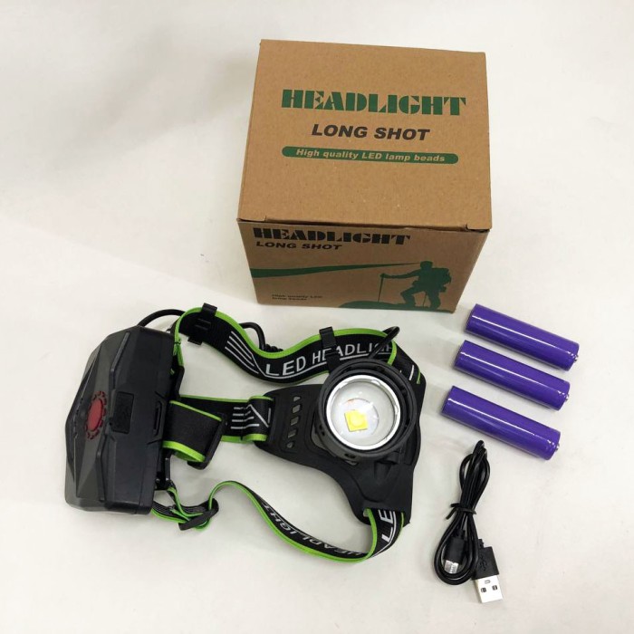 Led ліхтар на голову, Ліхтар для походів на лоб, з фіксацією голові Налобна лампа YH-67