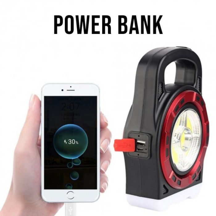 Ліхтар кемпінговий акумуляторний кемпінговий, переносний ліхтар прожектор SI-39