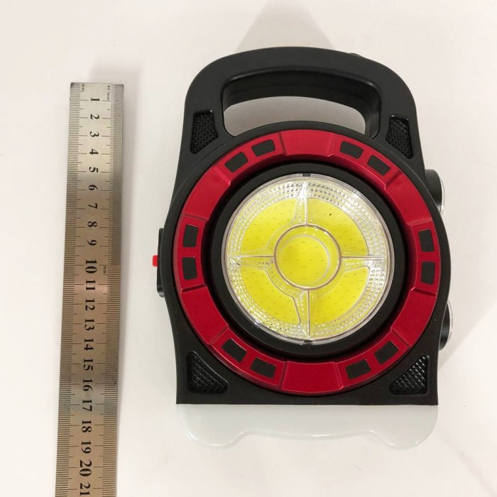 Ліхтар прожектор світлодіодний акумуляторний 6678С-3LED+5COB, Світлодіодні переносні прожектори YB-50