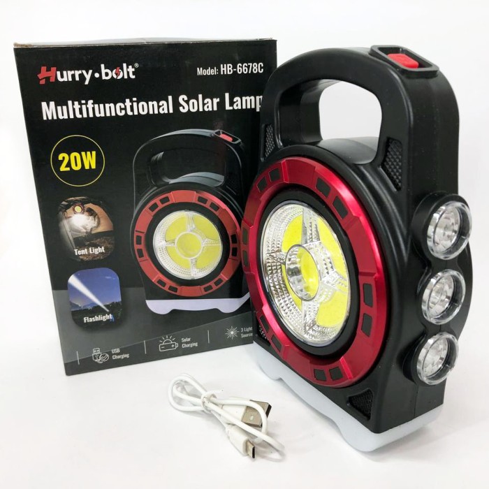 Ліхтар прожектор світлодіодний акумуляторний 6678С-3LED+5COB, Світлодіодні переносні прожектори YB-50