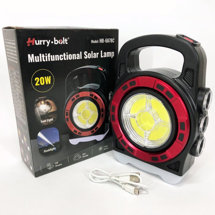 Ліхтар прожектор світлодіодний акумуляторний 6678С-3LED+5COB, Світлодіодні переносні прожектори YB-50