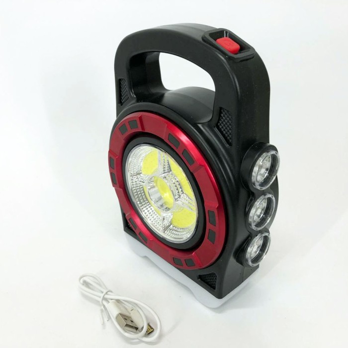 Ліхтар світлодіодний прожектор 6678С-3LED+5COB, Ліхтар прожектор переносний Ручний DY-50