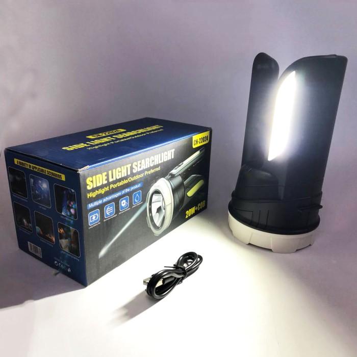 Акумуляторна лампа світильник для кемпінгу CH-22024-5W+COB, Ліхтар прожектор, Кемпінгове освітлення OG-83