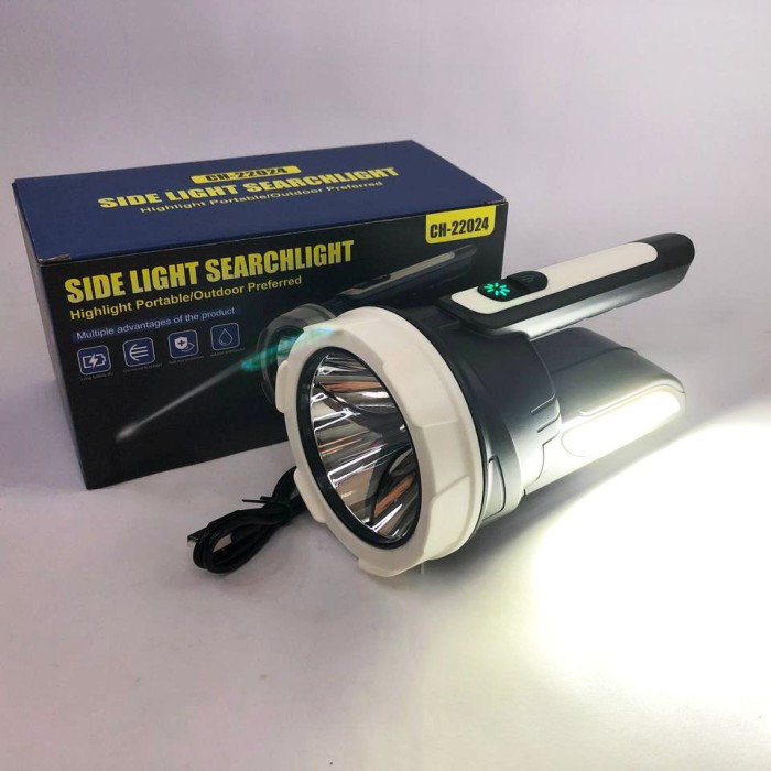 Акумуляторна лампа світильник для кемпінгу CH-22024-5W+COB, Ліхтар прожектор, Кемпінгове освітлення OG-83