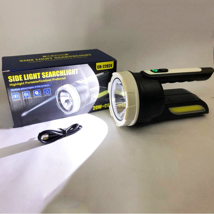 Ліхтар переносний з батареєю CH-22024-5W+COB, Лампа ліхтар для намету кемпінгу, Освітлення для кемпінгу EG-58