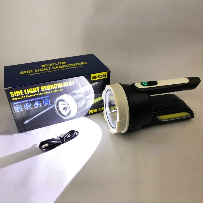 Ліхтар переносний з батареєю CH-22024-5W+COB, Лампа ліхтар для намету кемпінгу, Освітлення для кемпінгу EG-58