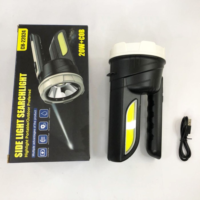 Ліхтар переносний з батареєю CH-22024-5W+COB, Лампа ліхтар для намету кемпінгу, Освітлення для кемпінгу EG-58