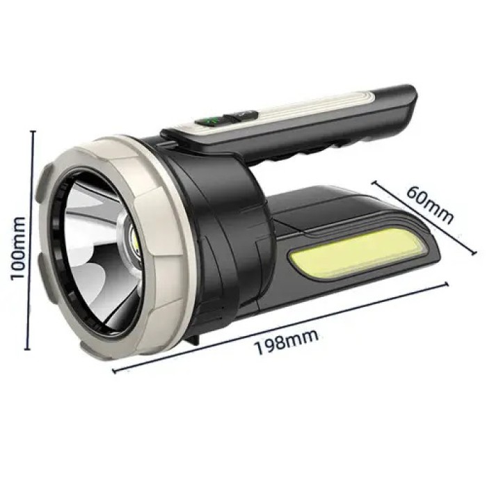 Ліхтар переносний з батареєю CH-22024-5W+COB, Лампа ліхтар для намету кемпінгу, Освітлення для кемпінгу EG-58