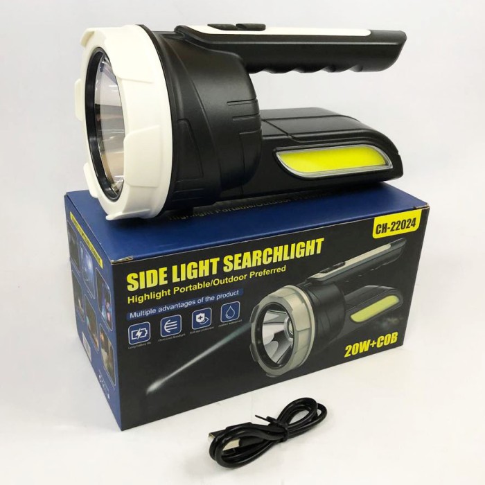 Ліхтар переносний з батареєю CH-22024-5W+COB, Лампа ліхтар для намету кемпінгу, Освітлення для кемпінгу EG-58