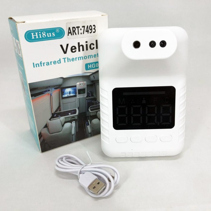 Стаціонарний безконтактний термометр Hi8us HG 02 з голосовими повідомленнями, Термометр електронний BD-13