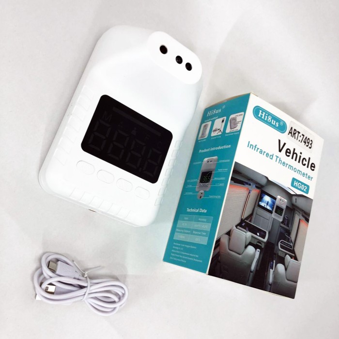 Стаціонарний безконтактний термометр Hi8us HG 02 з голосовими повідомленнями, Термометр електронний BD-13