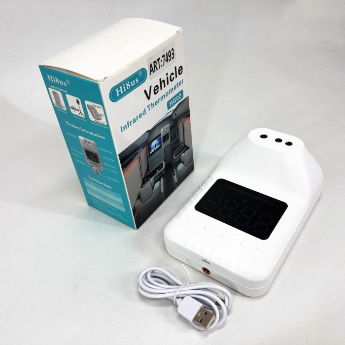 Стаціонарний безконтактний термометр Hi8us HG 02 з голосовими повідомленнями, Термометр електронний BD-13