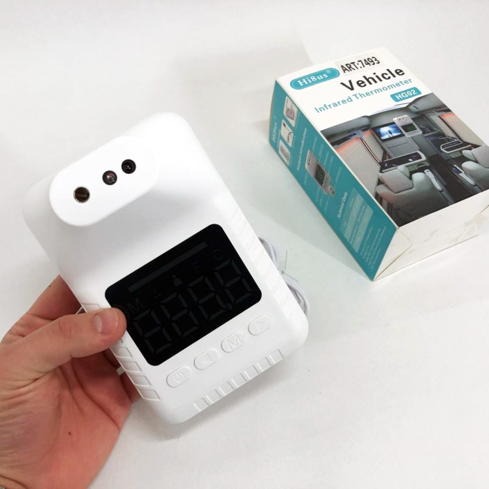 Стаціонарний безконтактний термометр Hi8us HG 02 з голосовими повідомленнями, Термометр електронний KU-89