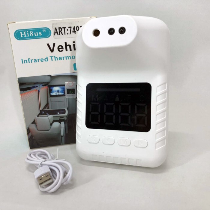 Стаціонарний безконтактний термометр Hi8us HG 02 з голосовими повідомленнями, Термометр електронний KU-89