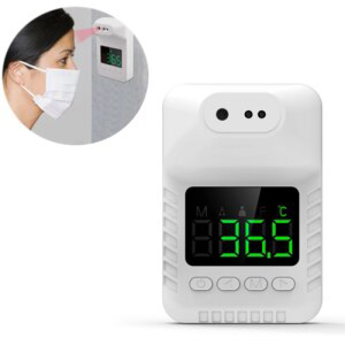 Стаціонарний безконтактний термометр Hi8us HG 02 з голосовими повідомленнями, Термометр електронний ZT-43