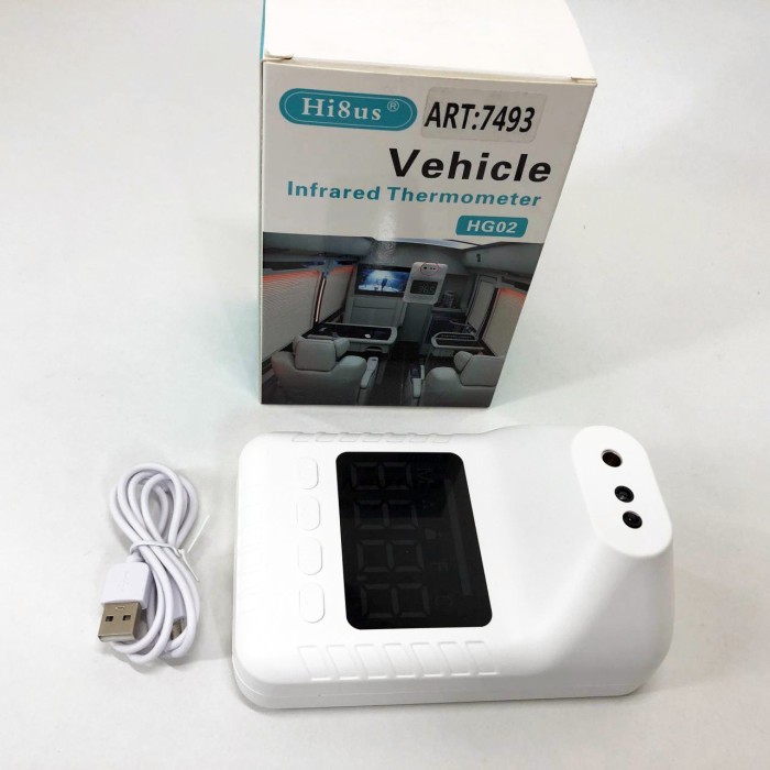 Стаціонарний безконтактний термометр Hi8us HG 02 з голосовими повідомленнями, Термометр електронний ZT-43