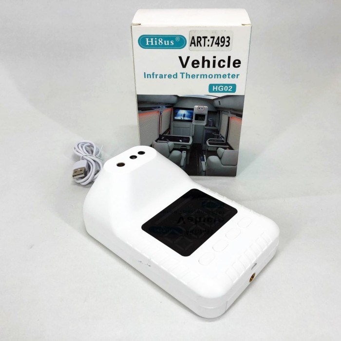 Стаціонарний безконтактний термометр Hi8us HG 02 з голосовими повідомленнями, Термометр електронний ZT-43