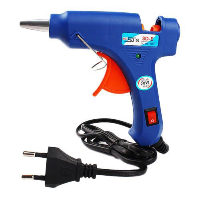 Клейовий пістолет для гарячої розплаву XUNLEI, Пістолет для клею силікону електричний CO-10