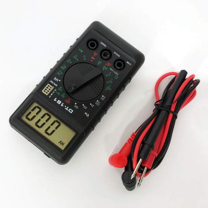 Універсальний мультиметр для електроніки DT-181, Цифровий амперметр постійного струму ND-79