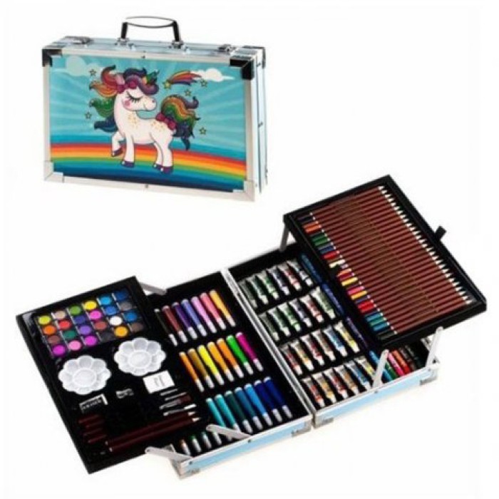 Подарунковий набір для малювання, Дитячий набір художника для дівчаток творчості у валізі EJ-44