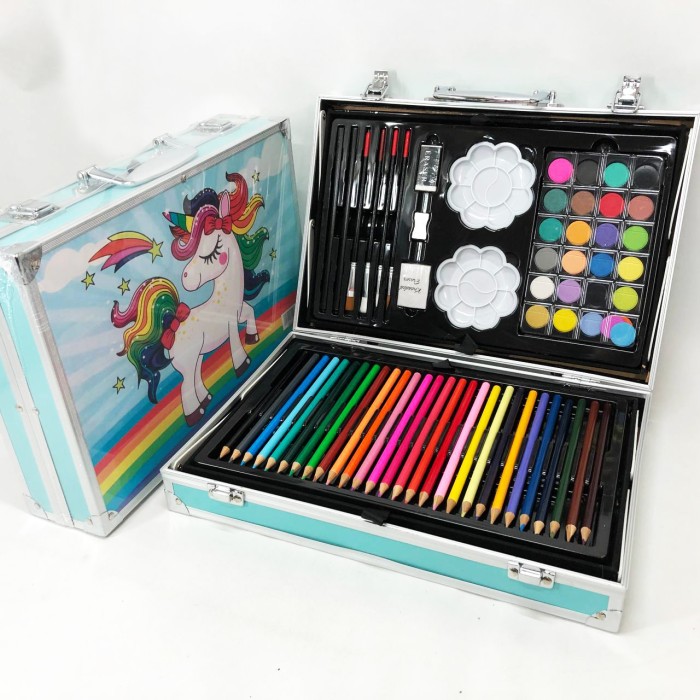 Подарунковий набір для малювання, Дитячий набір художника для дівчаток творчості у валізі EJ-44