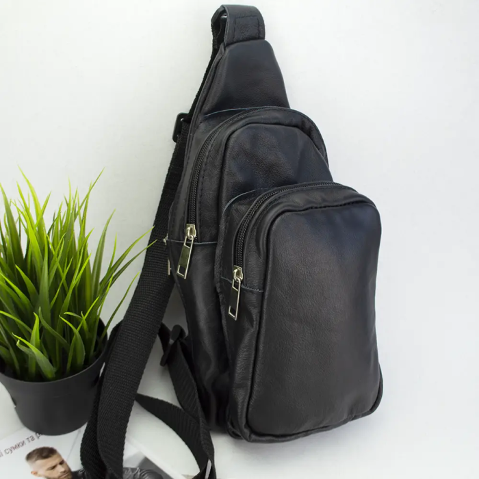 Чоловіча сумка через плече нагрудна, Сумка слінг для чоловіків чоловіча легка через плече DP-11