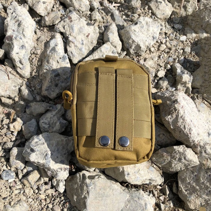 Тактична сумка - сумка для телефону, система MOLLE органайзер тактичний з кордури. Колір: койот OS-90