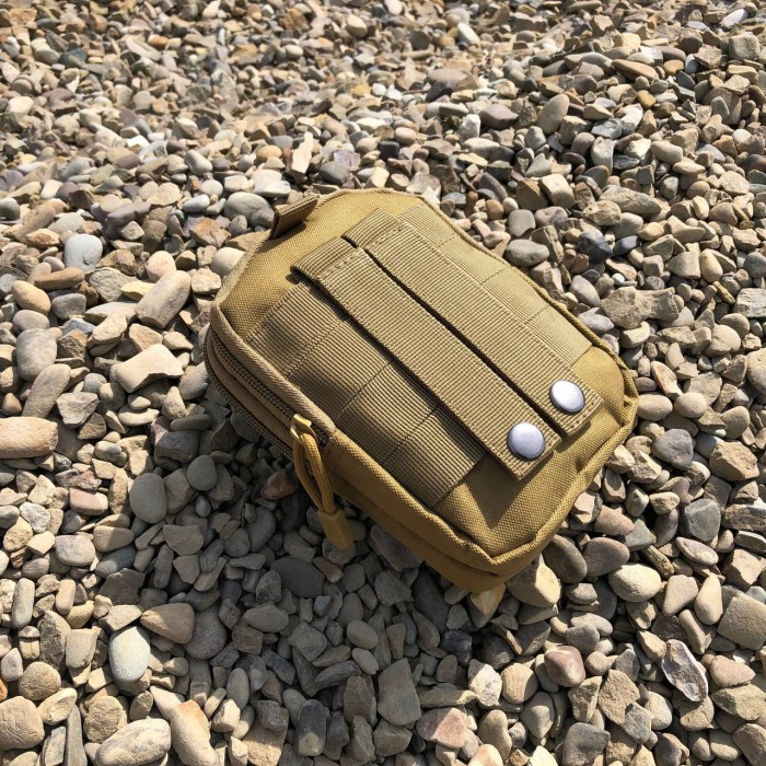 Тактична сумка - сумка для телефону, система MOLLE органайзер тактичний з кордури. Колір: койот XM-42