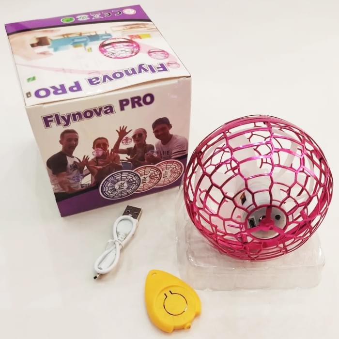Світиться літаюча куля led flying ball FlyNova Pro Gyrosphere, Іграшка ZG-589 бумеранг м'ячик