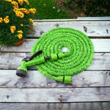 Шланг садовий Magic House 7.5 м з розпилювачем (6 режимів). Колір: зелений CY-54