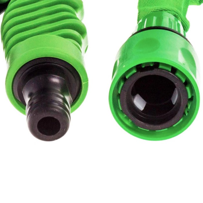 Шланг садовий Magic House 7.5 м з розпилювачем (6 режимів). Колір: зелений CY-54