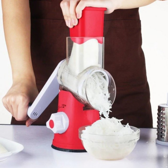 Подрібнювач цибулі красная, Багатофункціональна терка, Універсальний подрібнювач овочів механічний JF-81