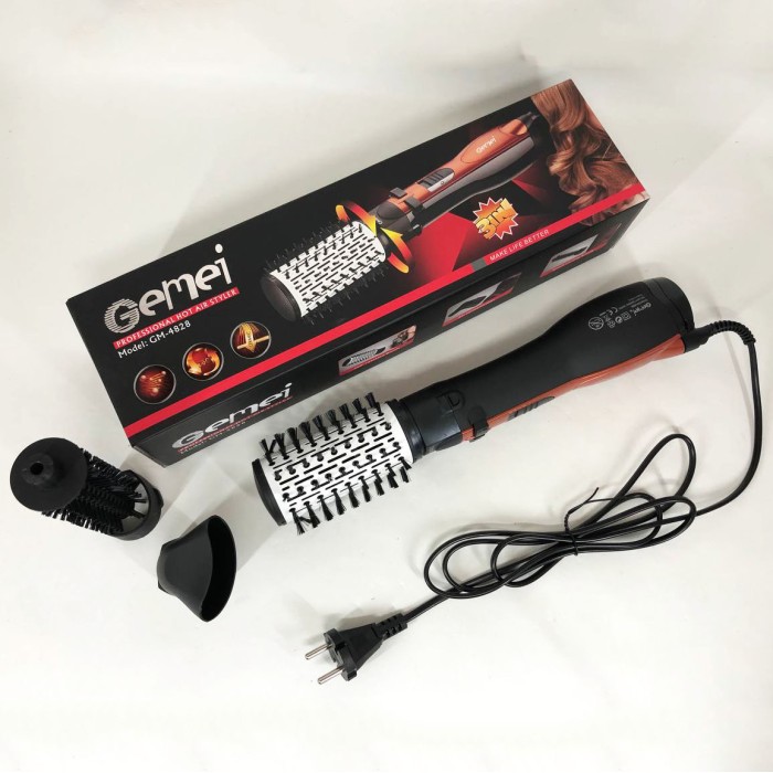 Електрична щітка-випрямляч для вирівнювання волосся, Фен для будь-яких типів волосся KL-32