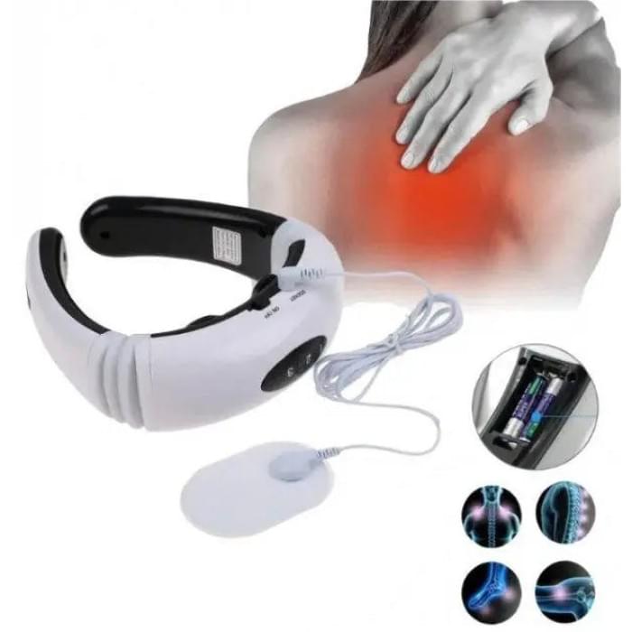Роликовий масажер для шиї Smart Neck Massager HX-1680, Шийна подушка для масажу, Масажер AB-800 в машину