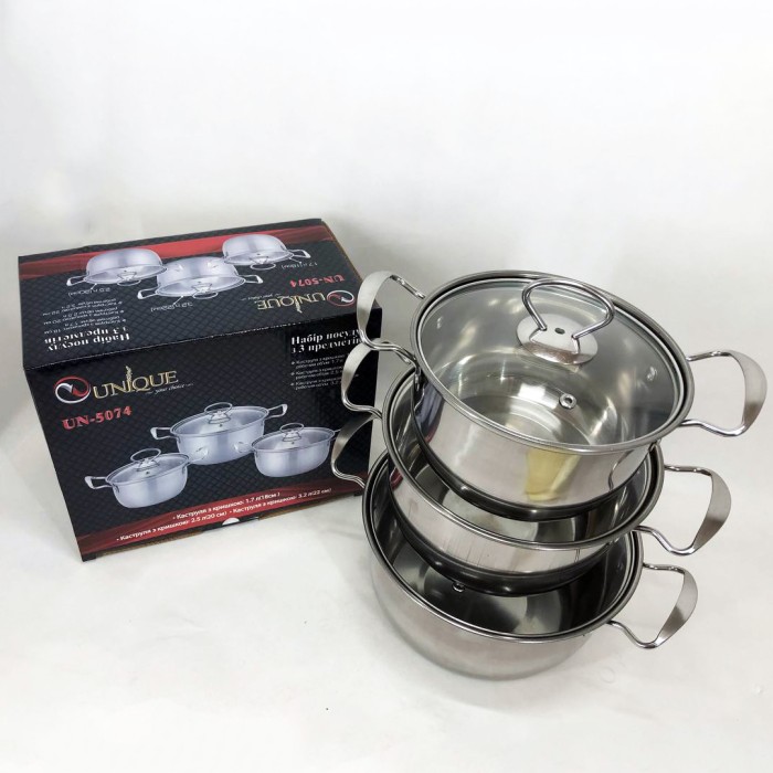 Набір каструль з антипригарним покриттям, Гарний набір каструль з антипригарним покриттям GM-54