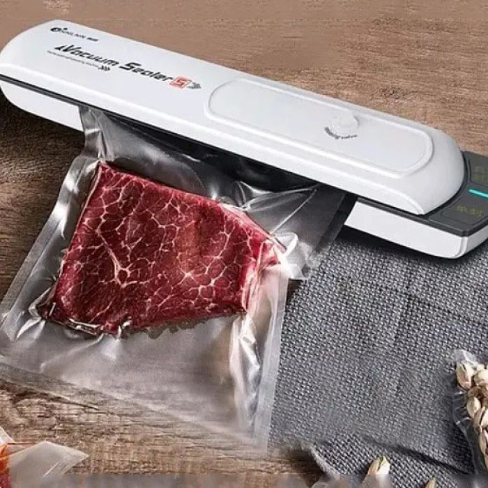Портативний вакуумний пакувальник VACUUM SEALER LP-11 (S+), Побутовий харчовий вакууматор QN-71
