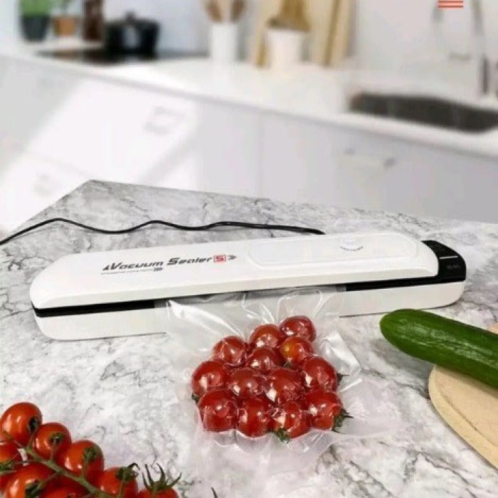 Портативний вакуумний пакувальник VACUUM SEALER LP-11 (S+), Побутовий харчовий вакууматор QN-71