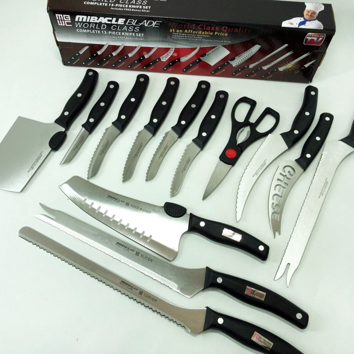 Бюджетні кухонні ножі Contour Pro Knives 13, Товари для кухні ножі, Універсальний набір ножів ZK-23