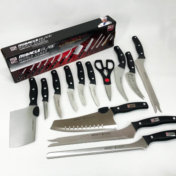 Бюджетні кухонні ножі Contour Pro Knives 13, Товари для кухні ножі, Універсальний набір ножів ZK-23