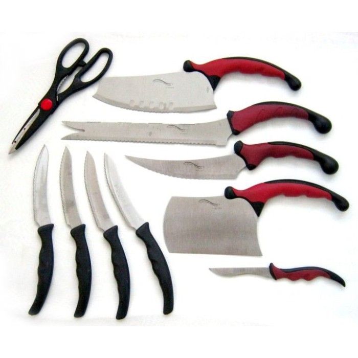 Якісні ножі для дому Contour Pro Knives 13, Професійні ножі для домашньої кухні Сталеві кухонні IW-26