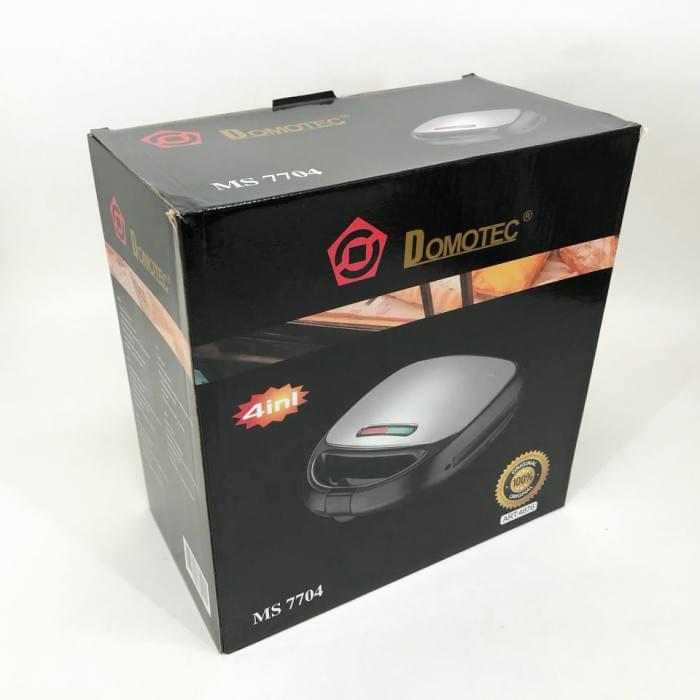 Електровафельниця для тонких вафель Domotec MS-7704 1000 W, Гриль з панелями OZ-939 для вафель